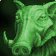 Figurine - Emerald Boar