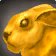 Figurine - Golden Hare