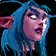 Flimsy Female Night Elf Mask